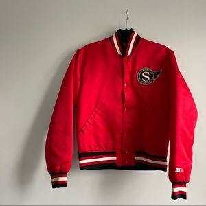 90’s NHL Ottawa Senators Starter Satin Jacket.